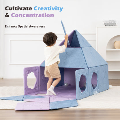 Magnetic Fort Building Kit