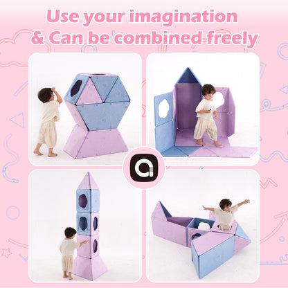 Magnetic Fort Building Kit
