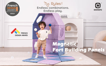 Magnetic Fort Building Kit