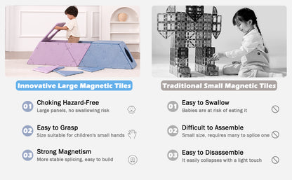 Magnetic Fort Building Kit
