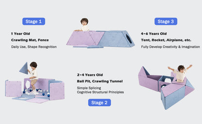 Magnetic Fort Building Kit